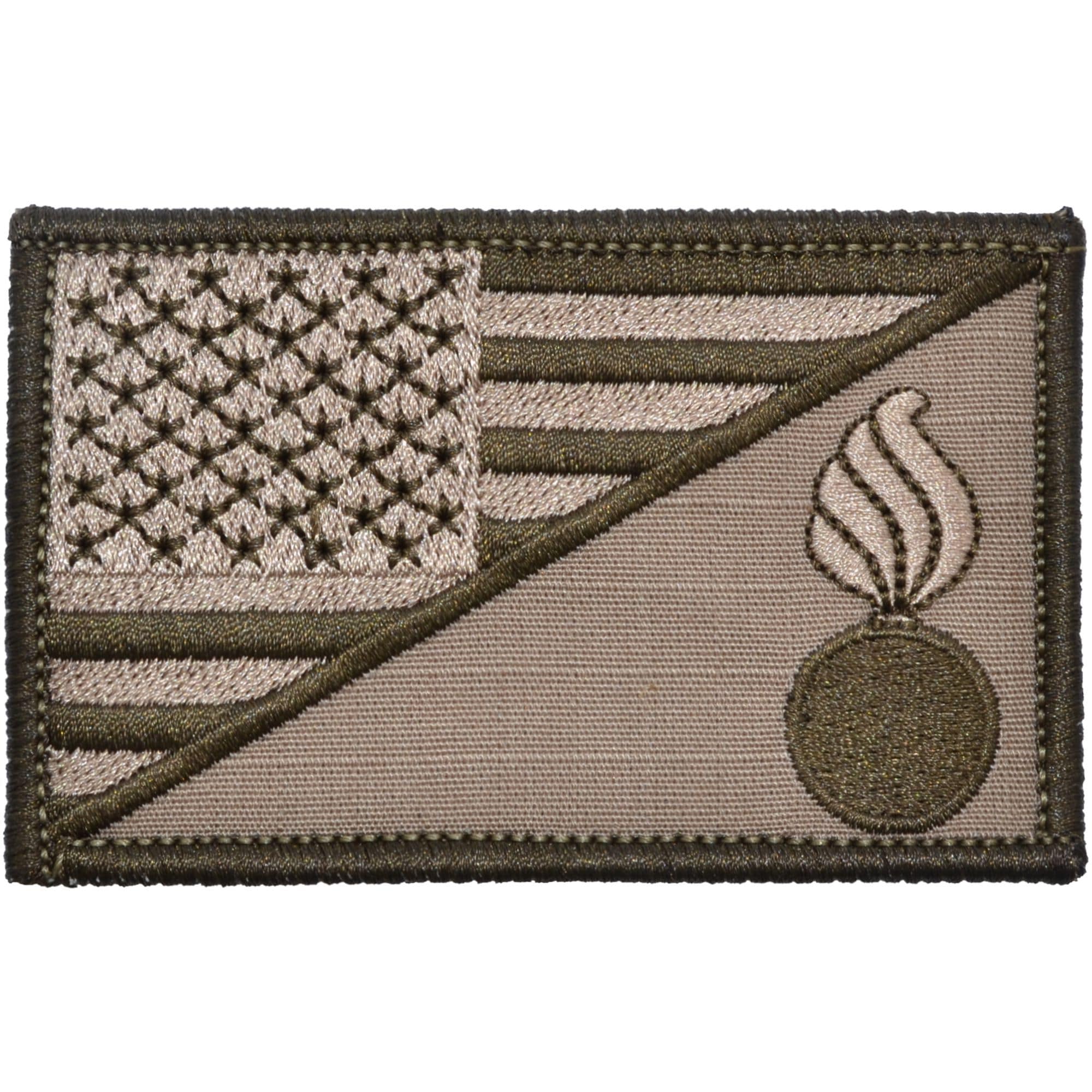 Tactical Gear Junkie Patches Coyote Brown Army Ordnance Corps USA Flag - 2.25x3.5 Patch