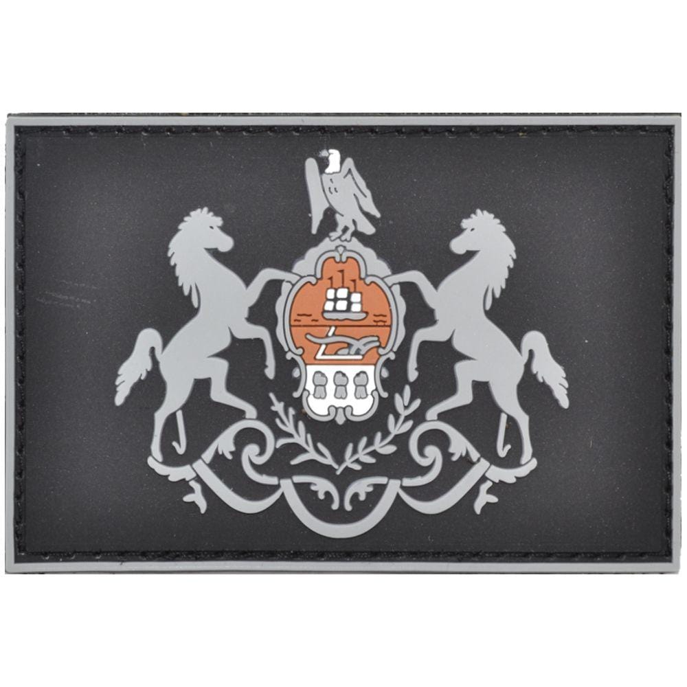 Tactical Gear Junkie Patches Pennsylvania Flag - 2x3 PVC Patch - Black Subdued