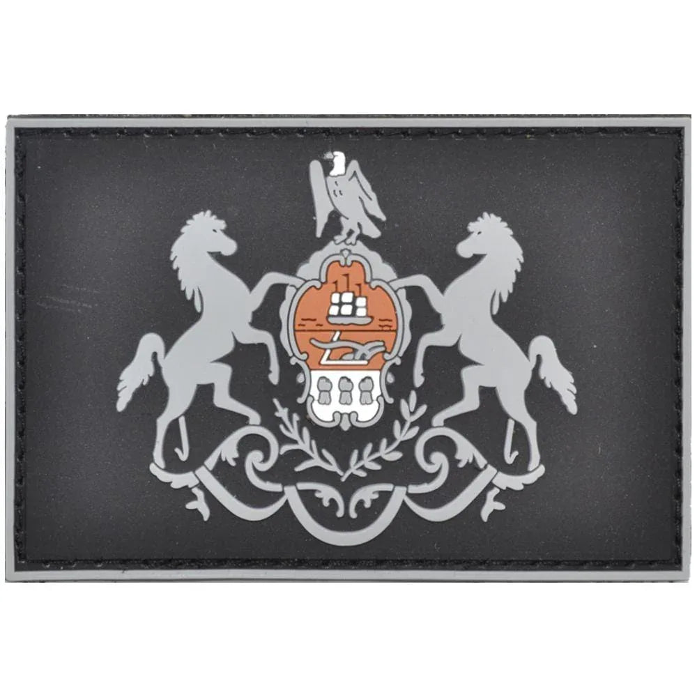 Tactical Gear Junkie Patches Pennsylvania Flag - 2x3 PVC Patch - Black Subdued