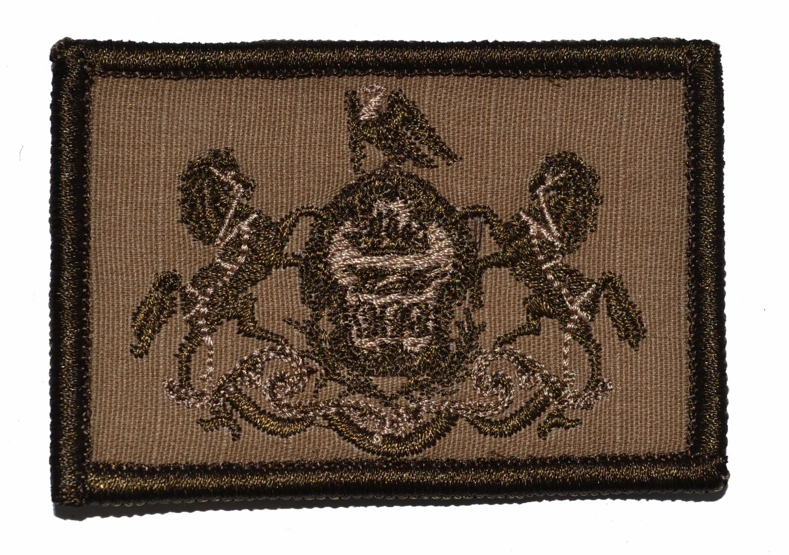 Tactical Gear Junkie Patches Coyote Brown Pennsylvania State Flag - 2x3 Patch