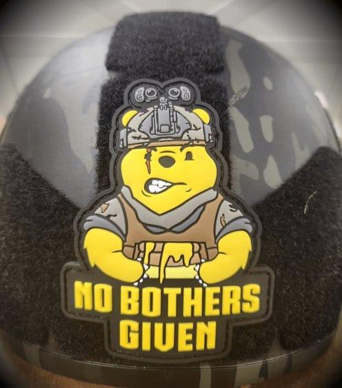 Tactical Gear Junkie Patches No Bothers Given Tactical Pooh Bear PVC Patch - Embrace the Honey Hunt