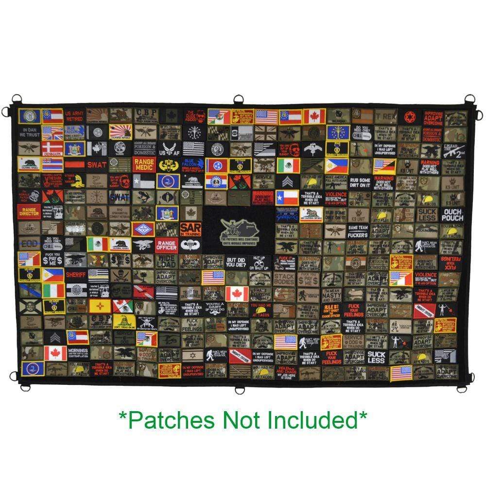 Tactical Gear Junkie Accessories Black CORDURA® 3' x 5' - Tactical Patch Mat - "The Patch Junkie"