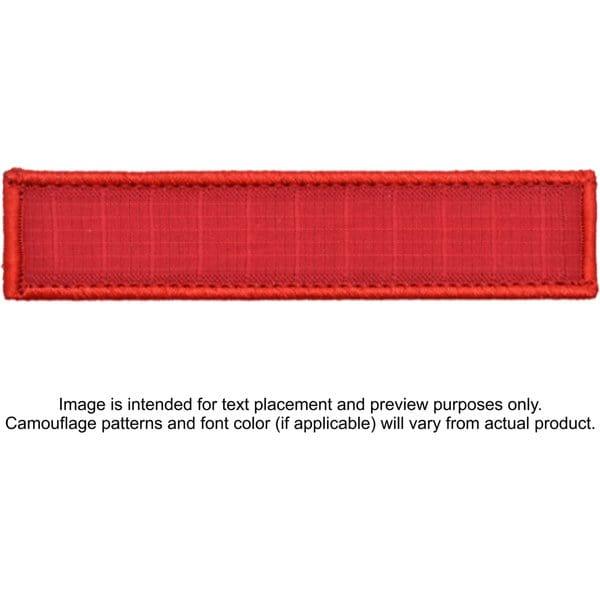 Tactical Gear Junkie Patches Red Custom Text Patch - 1x5