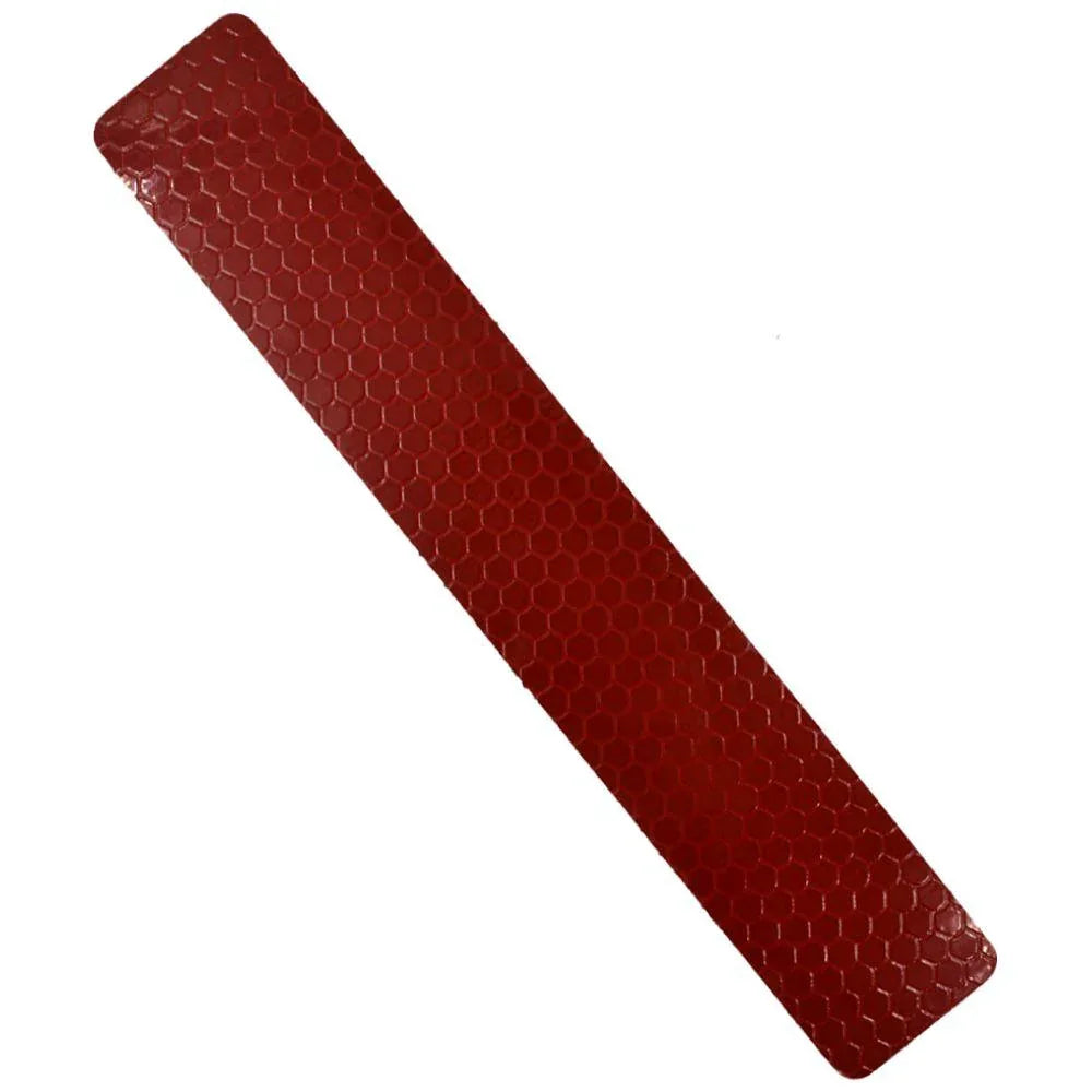 Tactical Gear Junkie Patches Red Honeycomb Reflective Reflective Strip for MOLLE Webbing Gear- 1x6 Patch - Single