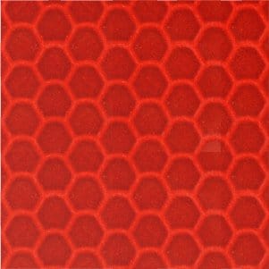 Tactical Gear Junkie Patches Red Honeycomb Reflective Reflective ID Panel - 1x1 Honeycomb Patch