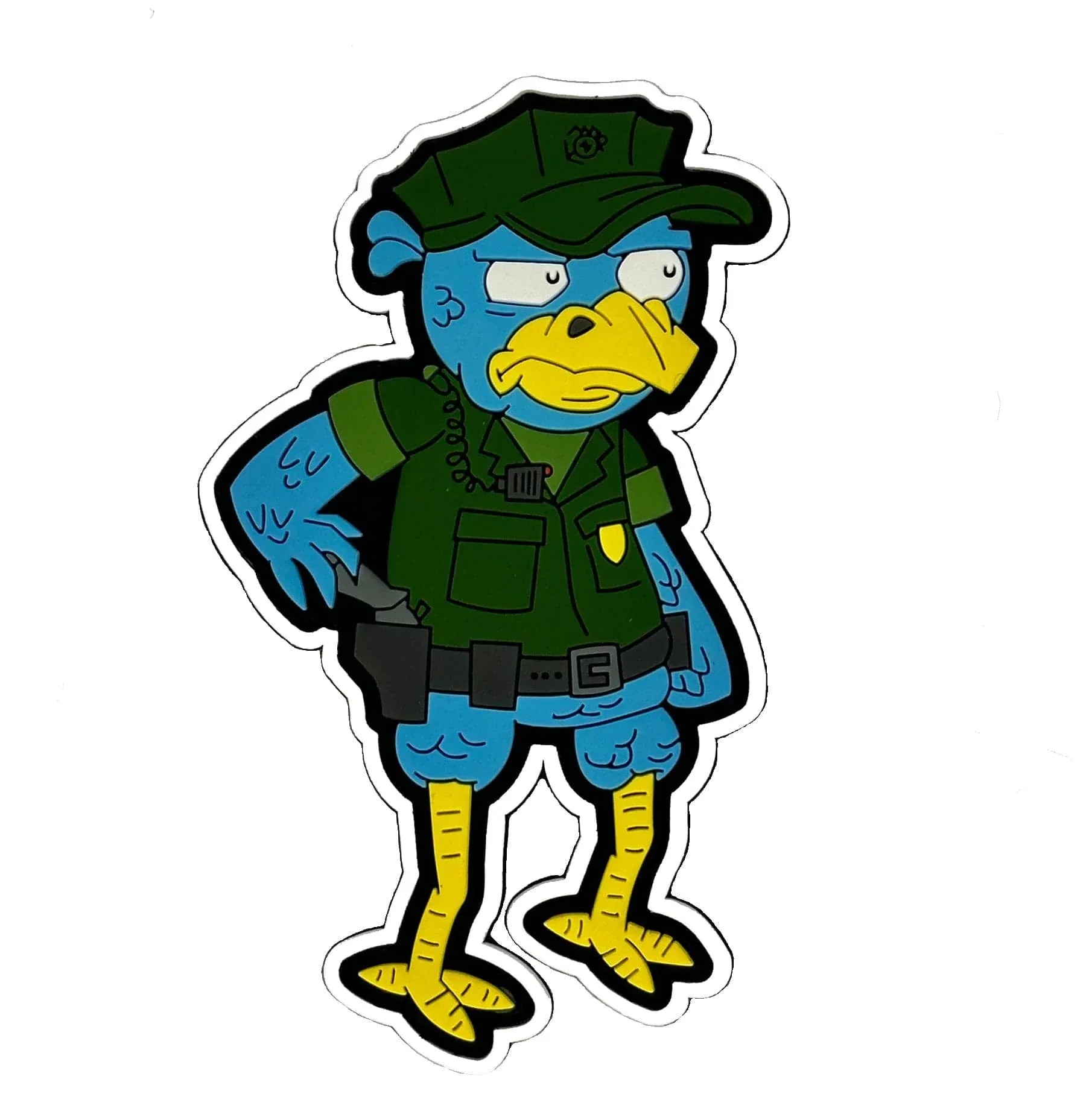 Tactical Gear Junkie Patches Sketch's World © Military Police Blue Falcon - 4 inch PVC Patch