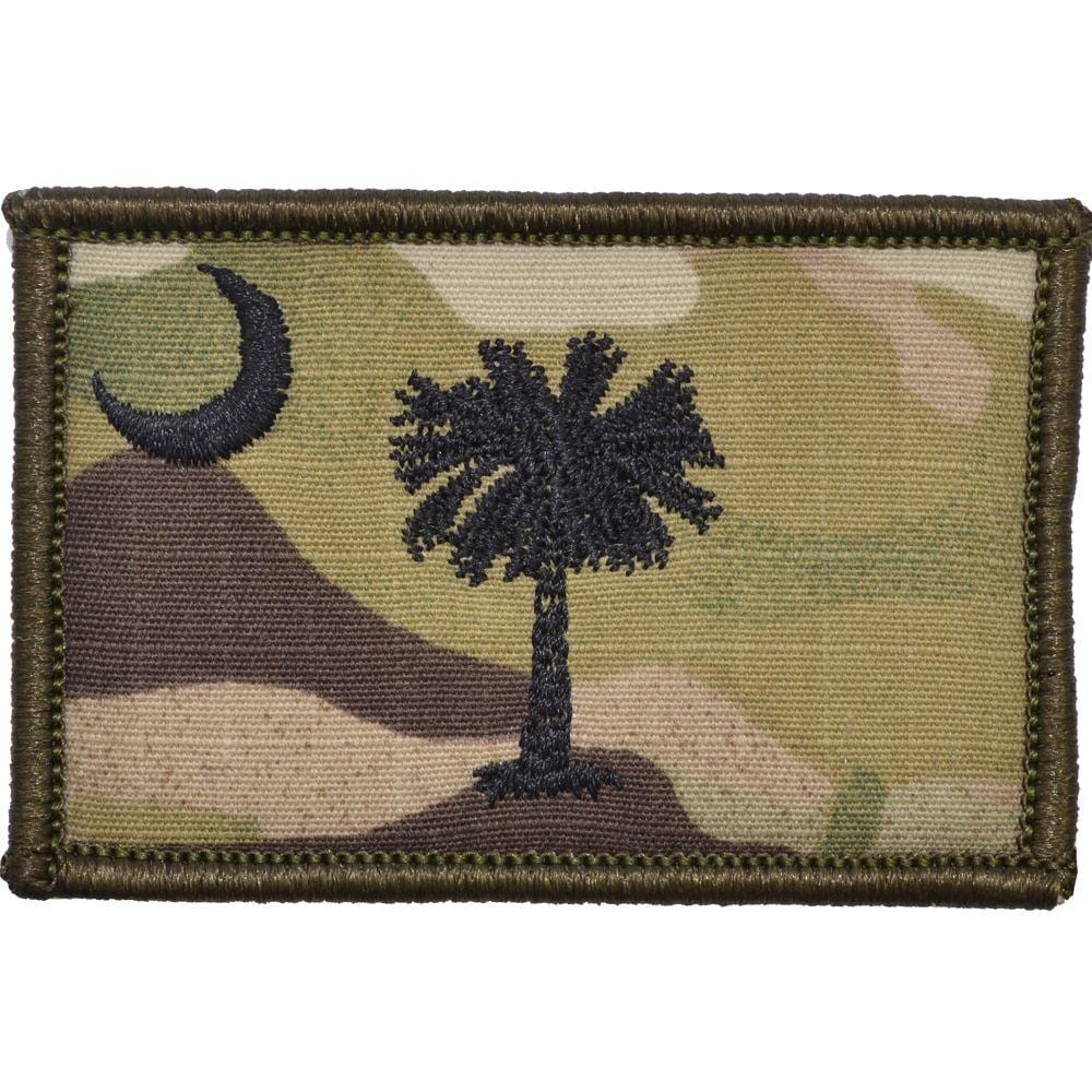 Tactical Gear Junkie Patches MultiCam South Carolina State Flag - 2x3 Patch