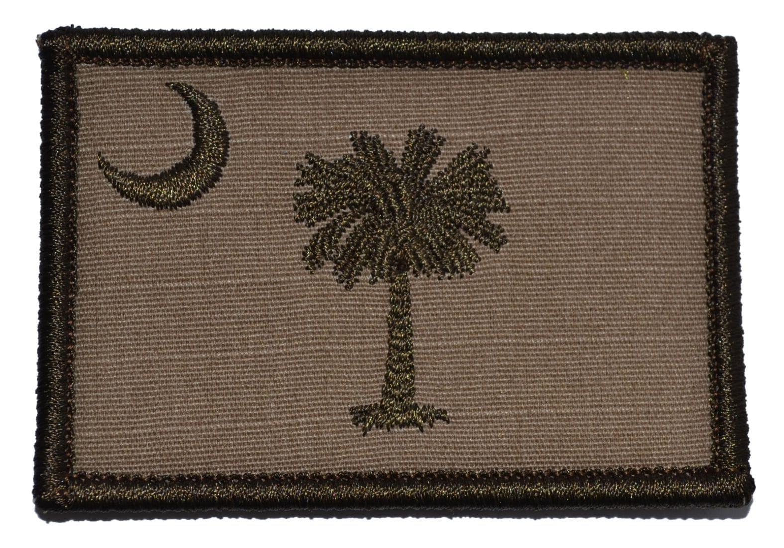 Tactical Gear Junkie Patches Coyote Brown South Carolina State Flag - 2x3 Patch