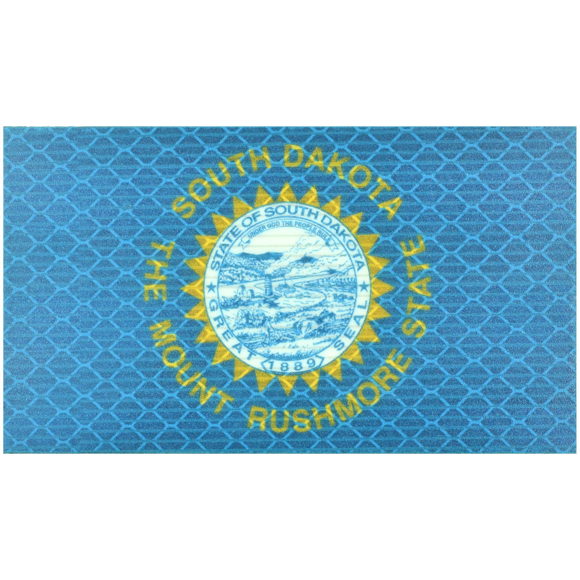 Tactical Gear Junkie Patches Reflective South Dakota State Flag - 2x3.5 Patch