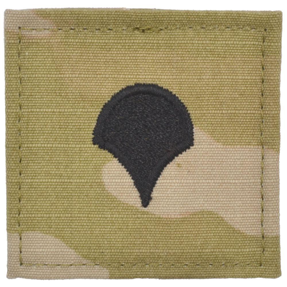 Tactical Gear Junkie Rank SPC Army Rank w/ Hook Fastener Backing - 3-Color OCP