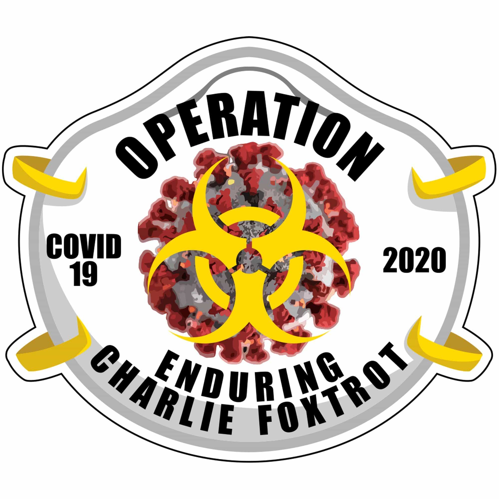 Tactical Gear Junkie Stickers POTM - May - Operation Enduring Charlie Foxtrot - 4x3.5 inch Sticker