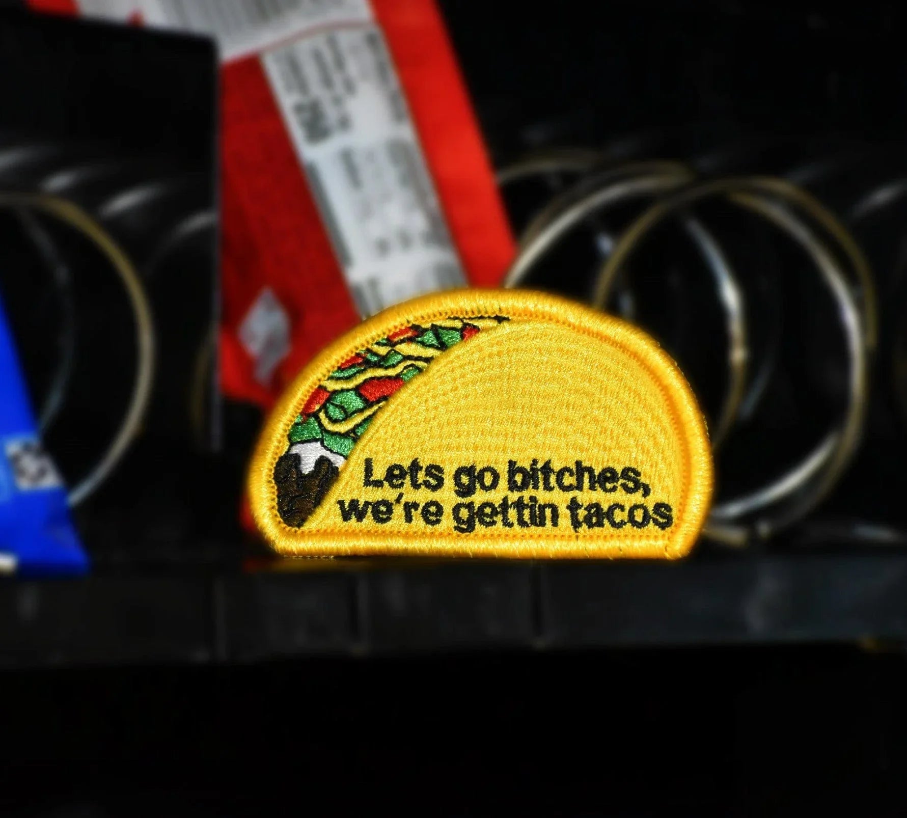 Tactical Gear Junkie Patches Let's Go Bitches, We're Gettin' Tacos - 2x3.25 Patch