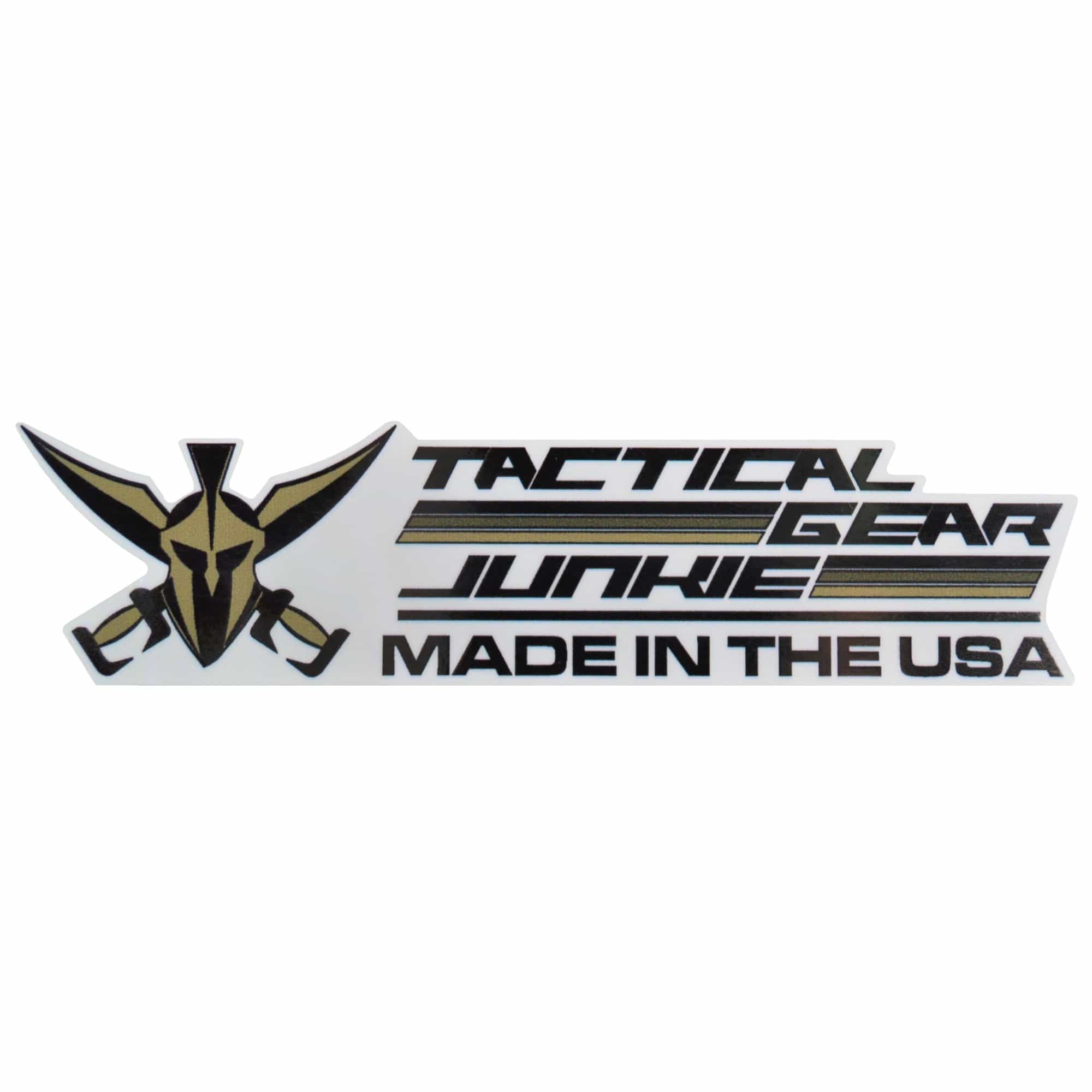 Tactical Gear Junkie Stickers Tactical Gear Junkie Spartan Helmet Made in USA - 5 inch Sticker