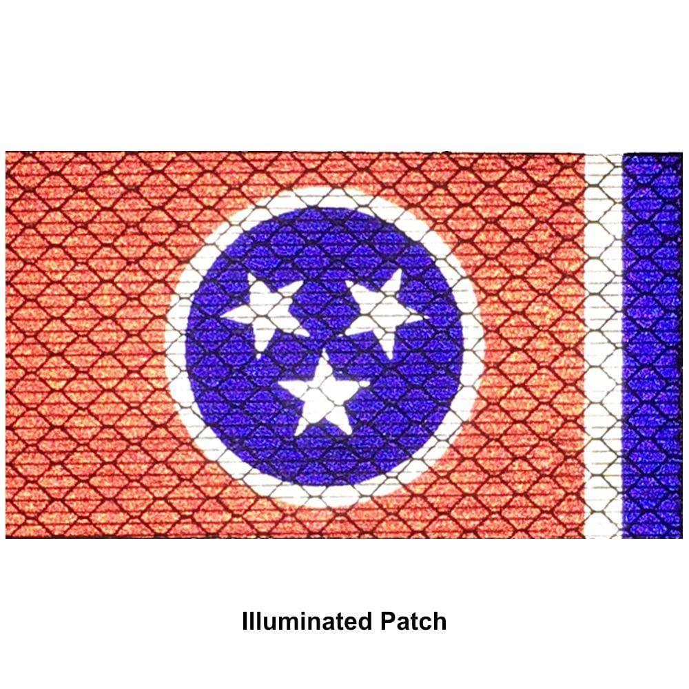 Tactical Gear Junkie Patches Reflective Tennessee State Flag - 2x3.5 Patch