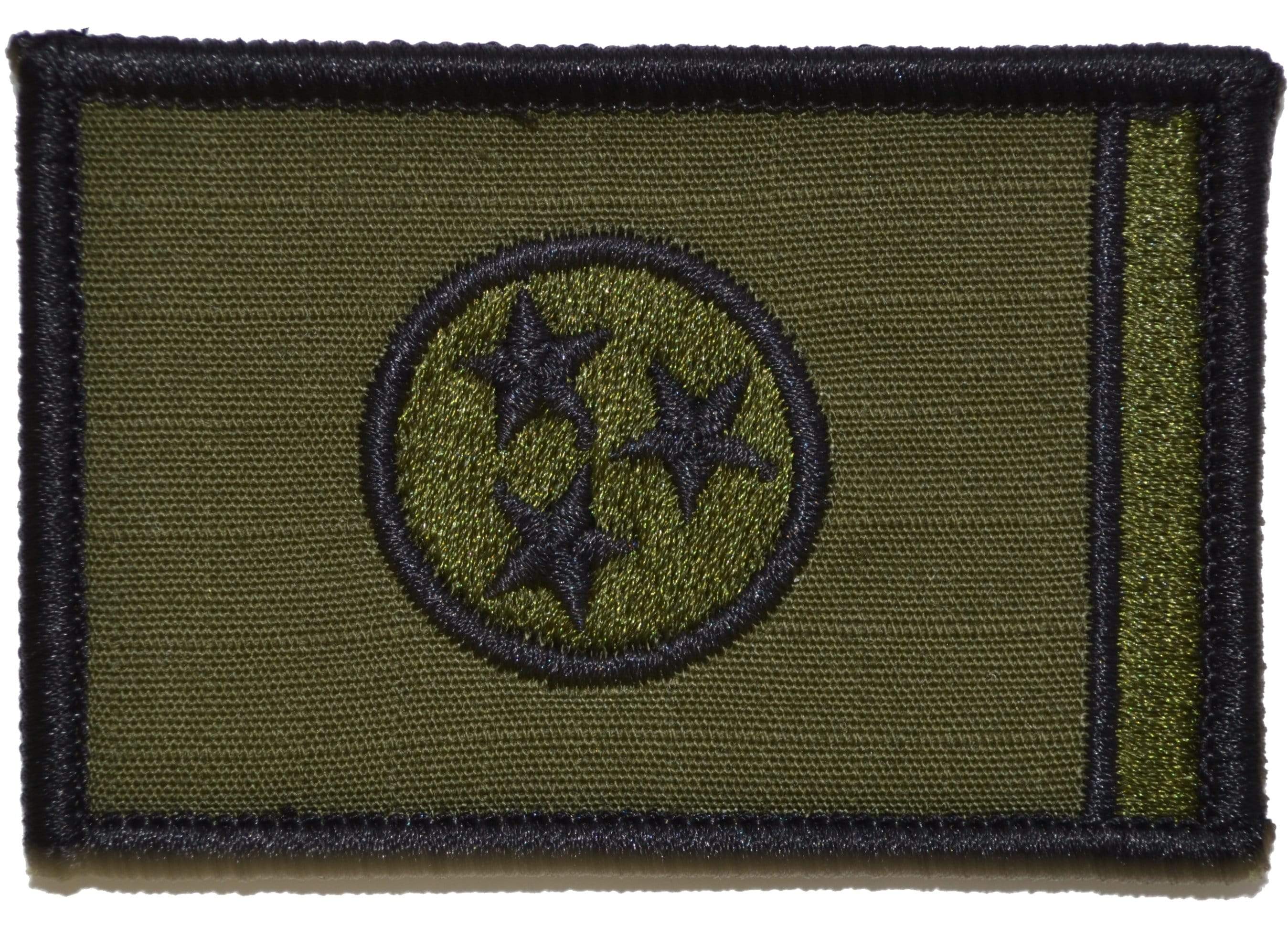 Tactical Gear Junkie Patches Olive Drab Tennessee State Flag - 2x3 Patch
