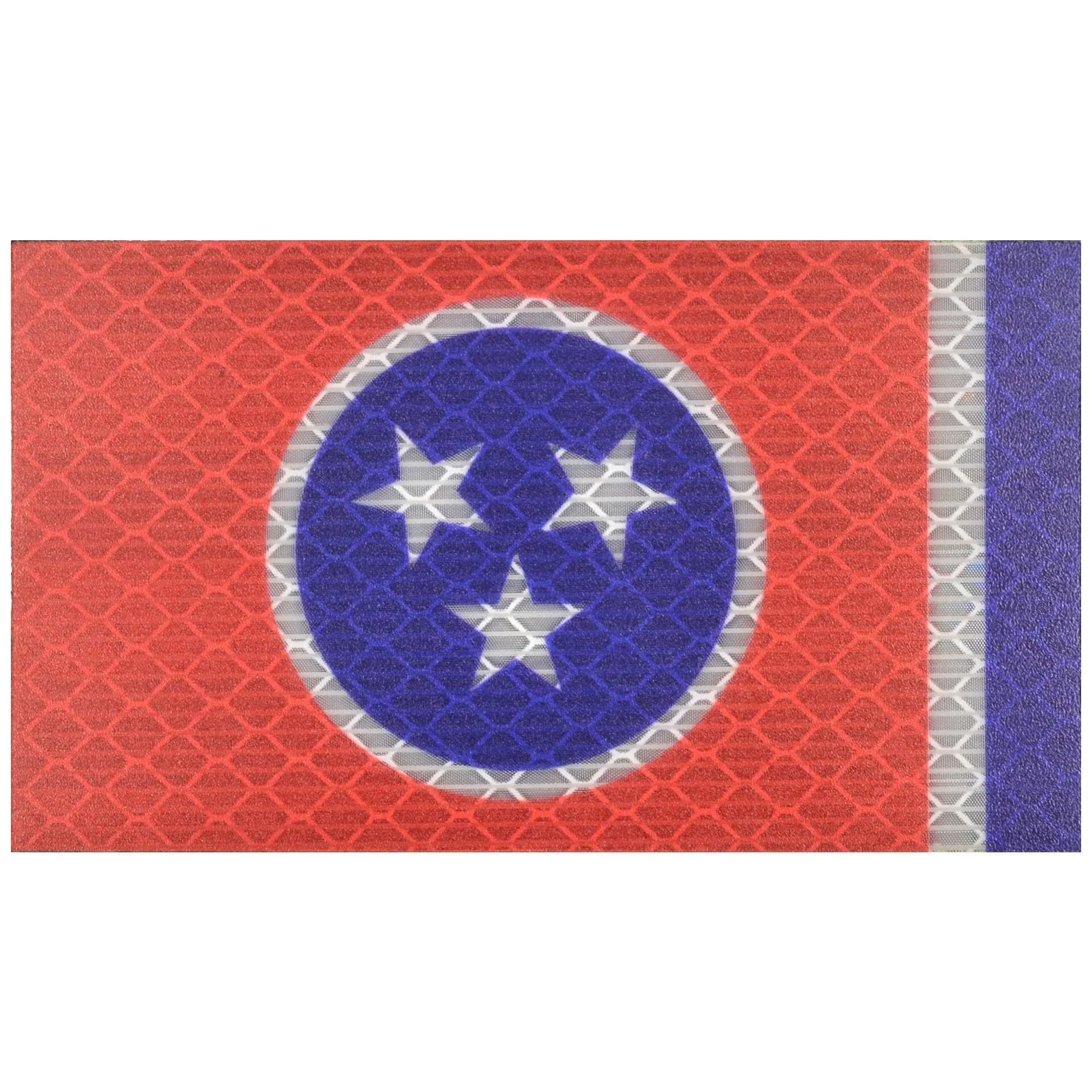Tactical Gear Junkie Patches Reflective Tennessee State Flag - 2x3.5 Patch