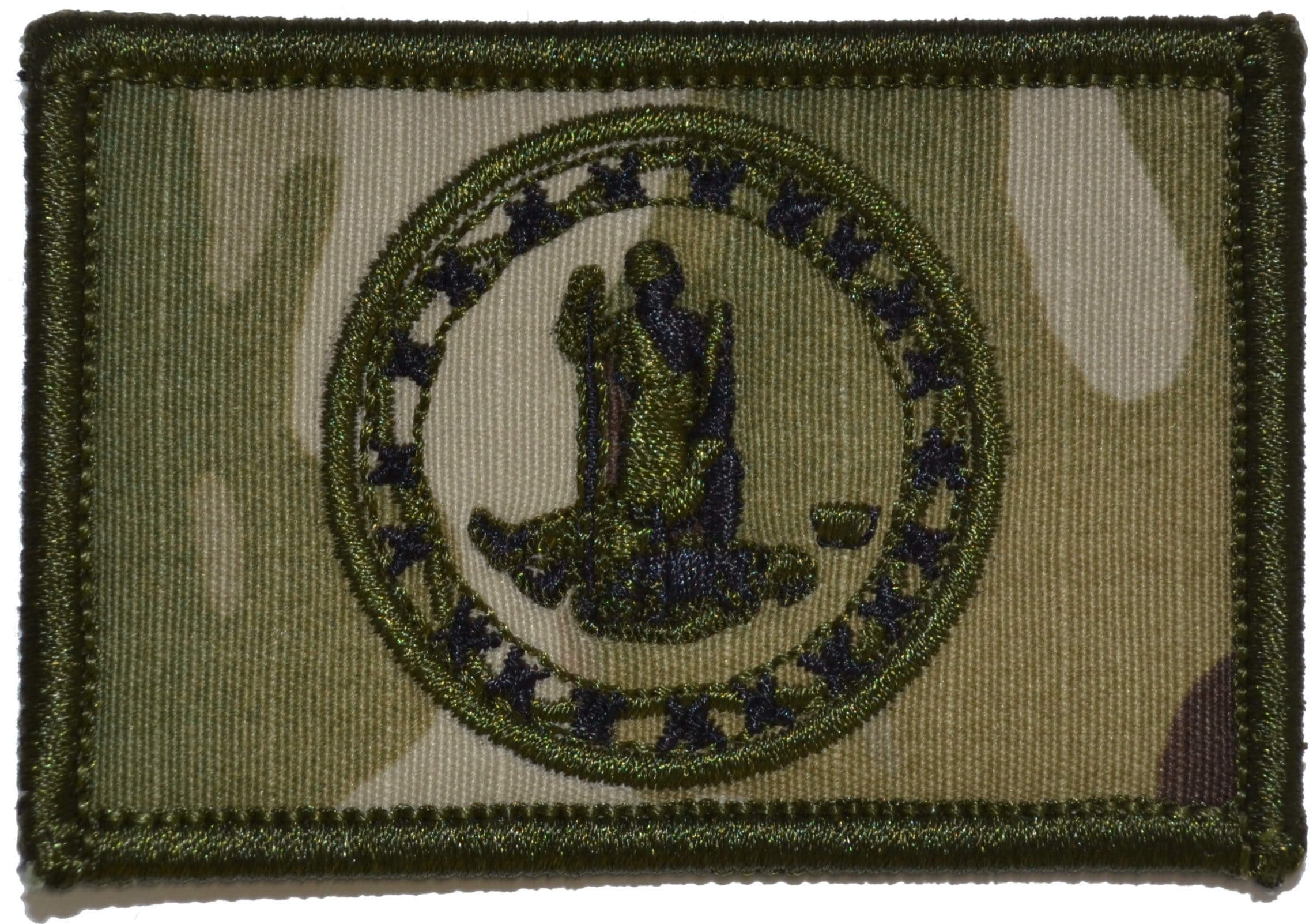 Tactical Gear Junkie Patches MultiCam Virginia State Flag - 2x3 Patch