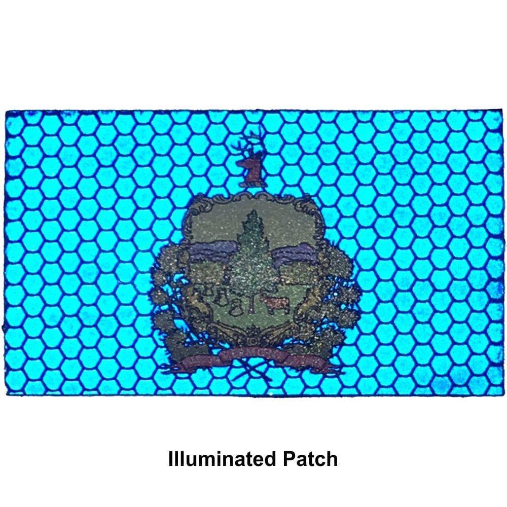 Tactical Gear Junkie Patches Reflective Vermont State Flag - 2x3.5 Patch