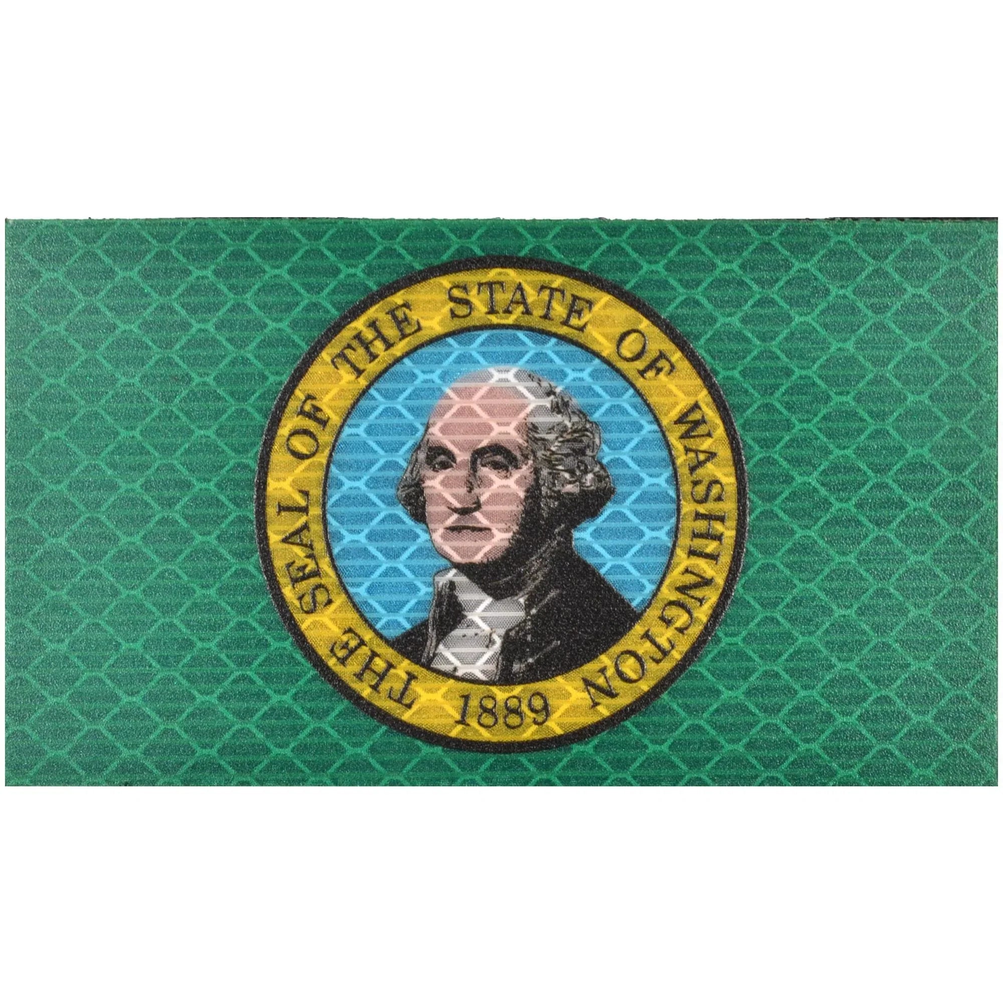 Tactical Gear Junkie Patches Reflective Washington State Flag - 2x3.5 Patch