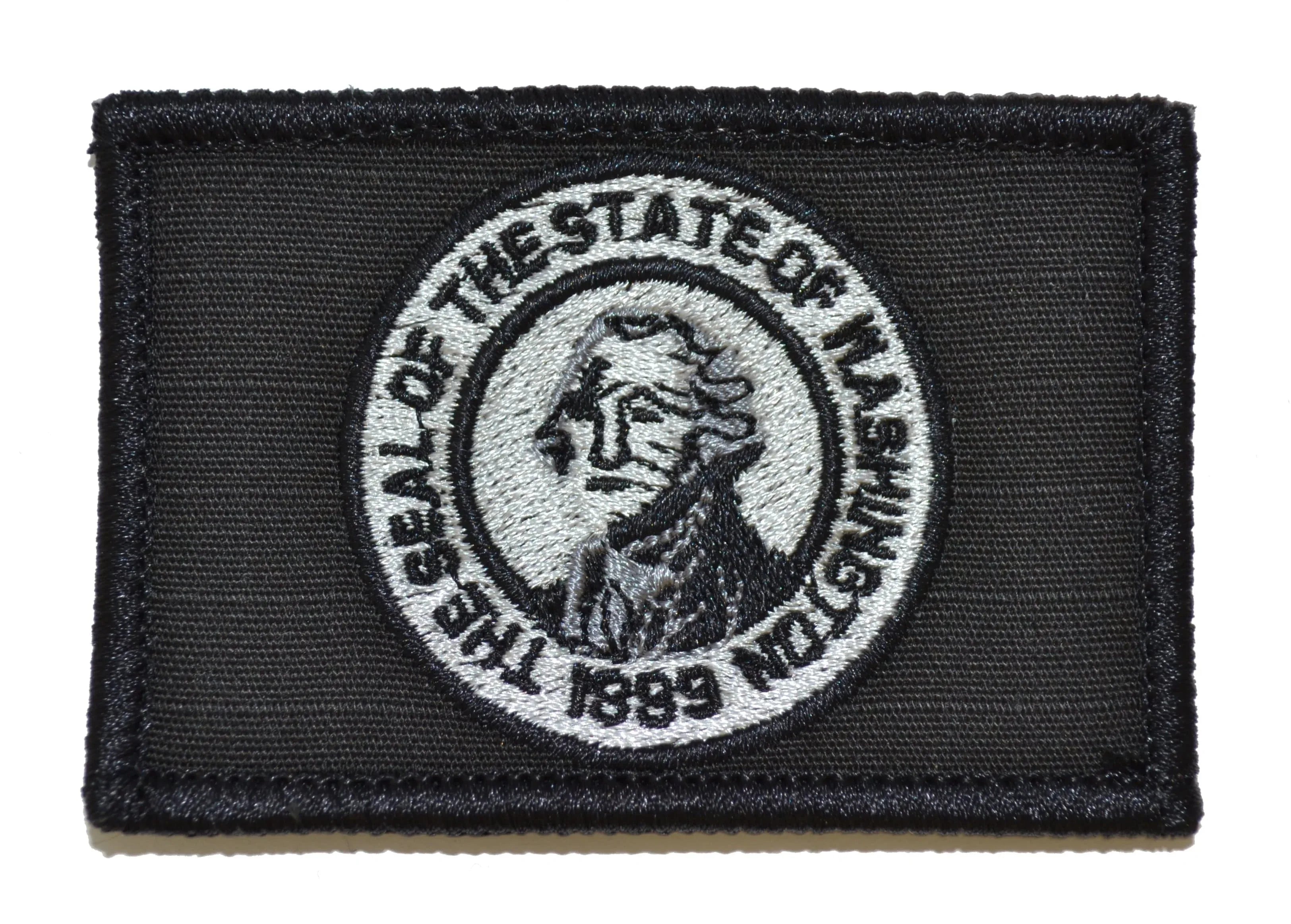 Tactical Gear Junkie Patches Black Washington State Flag - 2x3 Patch