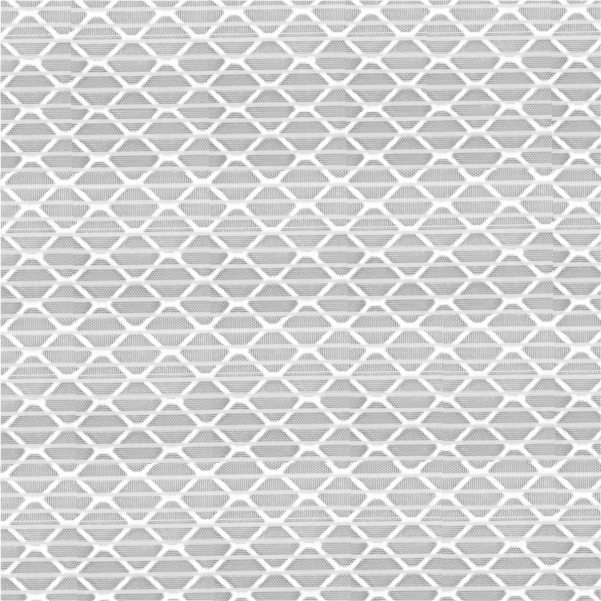 Tactical Gear Junkie Patches White Honeycomb Reflective Reflective ID Panel - 2x2 Honeycomb Patch