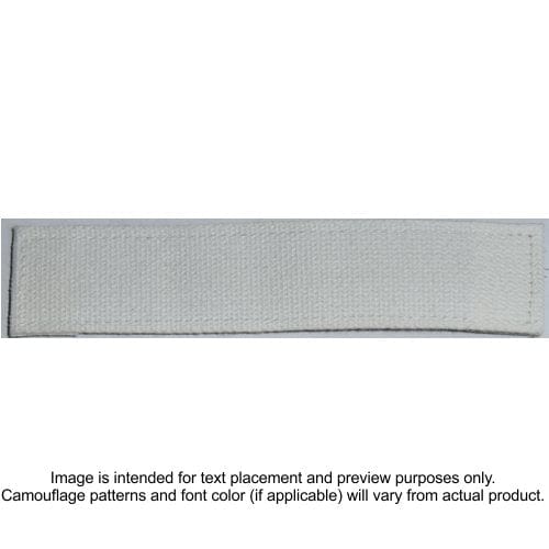 Tactical Gear Junkie Name Tapes Hook Fastener Nylon/Cotton Webbing Custom Name Tape - White