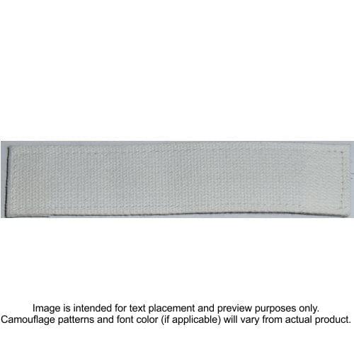 Tactical Gear Junkie Name Tapes Hook Fastener Nylon/Cotton Webbing Custom Name Tape - White