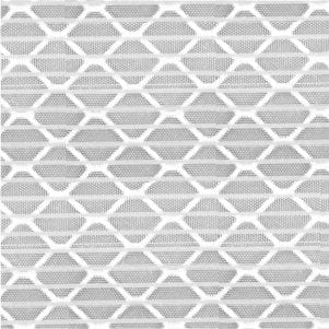 Tactical Gear Junkie Patches White Honeycomb Reflective Reflective ID Panel - 1x1 Honeycomb Patch