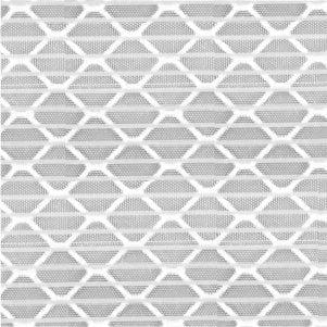 Tactical Gear Junkie Patches White Honeycomb Reflective Reflective ID Panel - 1x1 Honeycomb Patch