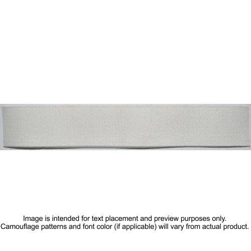 Tactical Gear Junkie Name Tapes Sew-On Nylon/Cotton Webbing Custom Name Tape - White