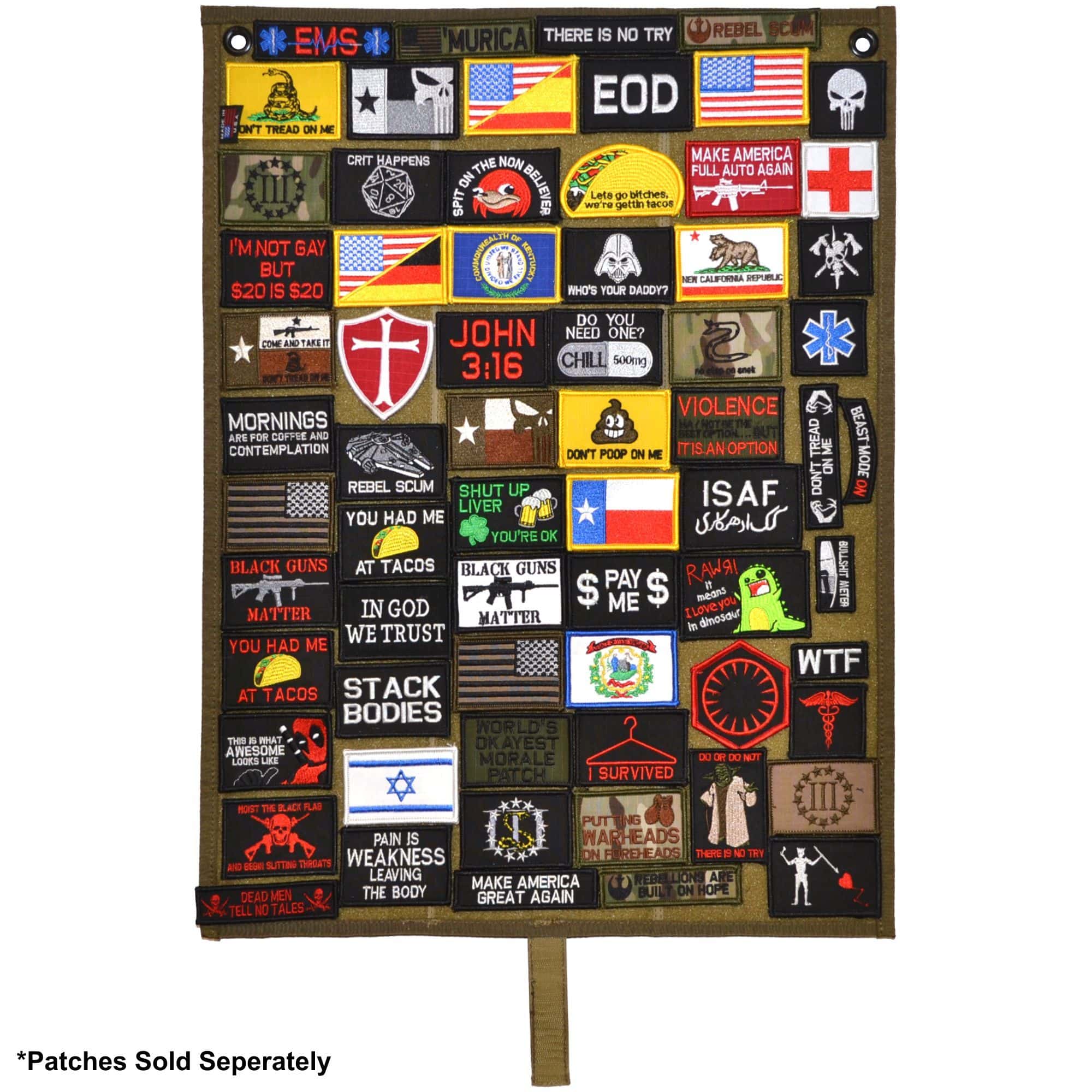 Tactical Gear Junkie Accessories 18'' x 24'' - Tactical Patch Mat