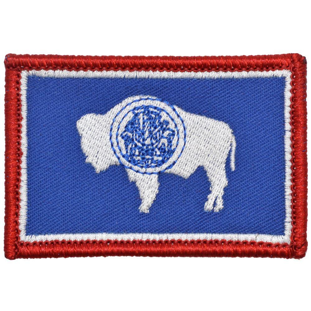 Surf Wyoming® Flag Bison Merit Patch