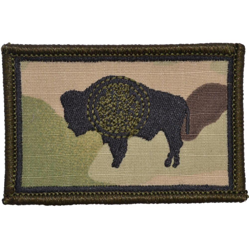 Tactical Gear Junkie Patches MultiCam Wyoming State Flag - 2x3 Patch