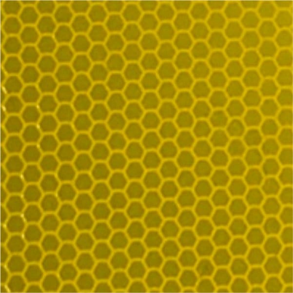 Tactical Gear Junkie Patches Yellow Honeycomb Reflective Reflective ID Panel - 2x2 Honeycomb Patch