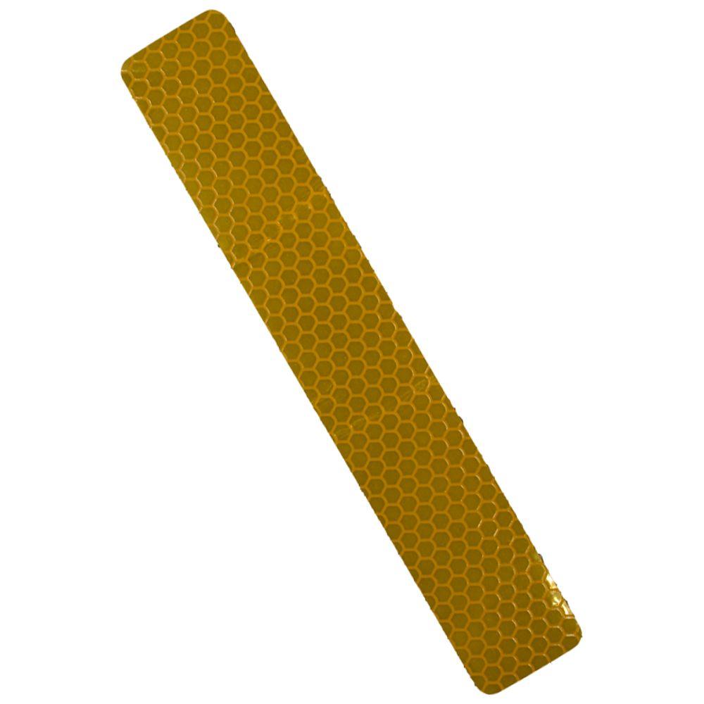 Tactical Gear Junkie Patches Yellow Honeycomb Reflective Reflective Strip for MOLLE Webbing Gear- 1x6 Patch - Single