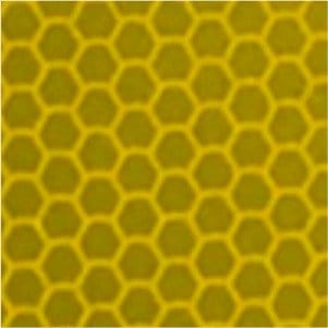 Tactical Gear Junkie Patches Yellow Honeycomb Reflective Reflective ID Panel - 1x1 Honeycomb Patch