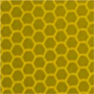 Tactical Gear Junkie Patches Yellow Honeycomb Reflective Reflective ID Panel - 1x1 Honeycomb Patch