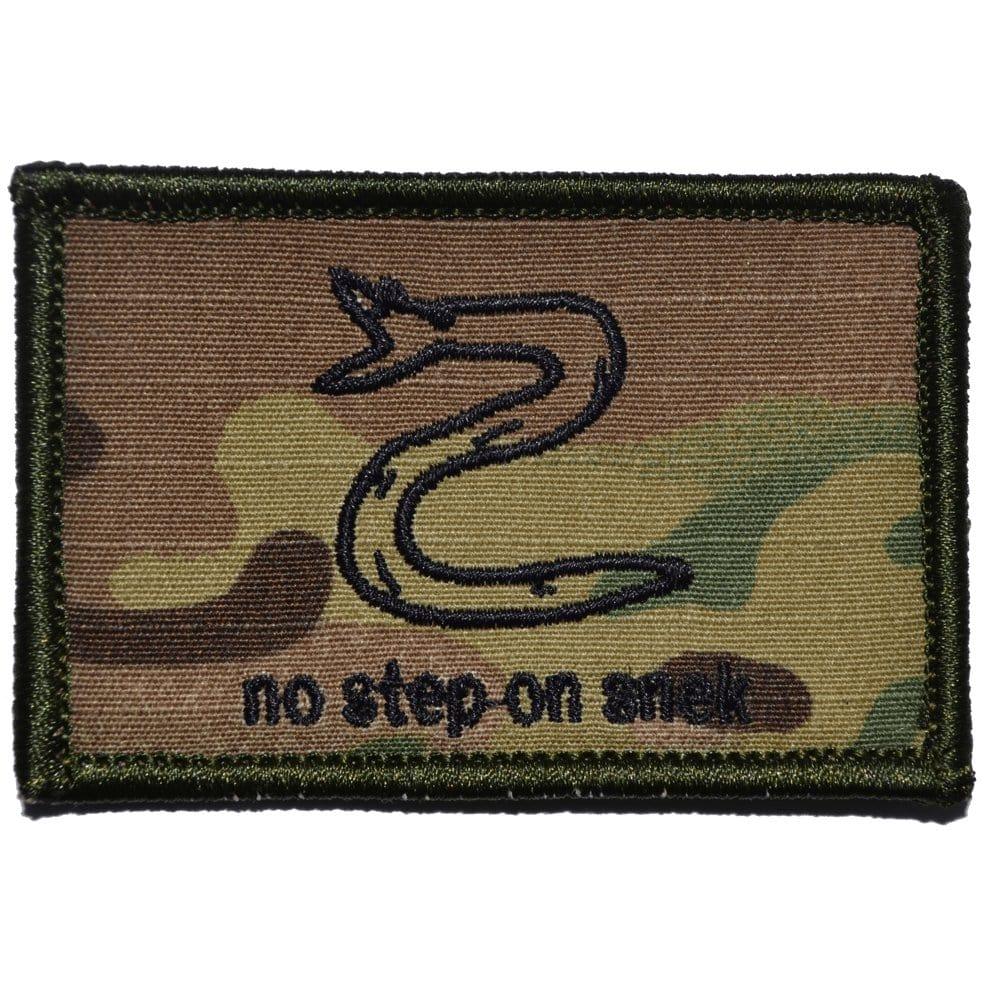 Tactical Gear Junkie Patches MultiCam No Step On Snek - 2x3 Patch