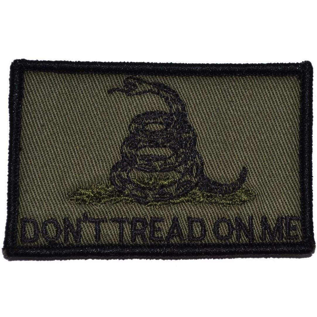 Tactical Gear Junkie Patches Olive Drab Don't Tread on Me Gadsden Snake - 2x3 Patch