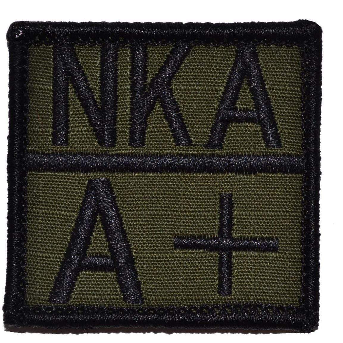 Tactical Gear Junkie Patches Blood Type and Allergy - 2x2 Patch