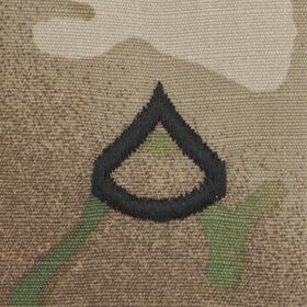 Tactical Gear Junkie Rank PFC Army Rank - SEW ON - 3-Color OCP
