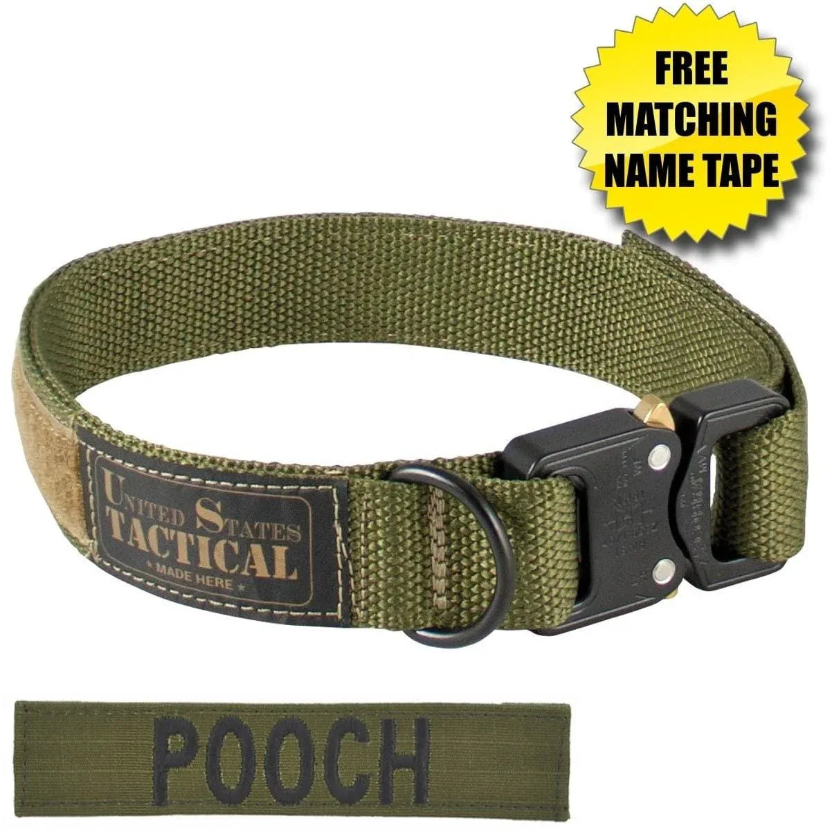 United States Tactical Tactical Gear United States Tactical Dog Collar with COBRA Buckle