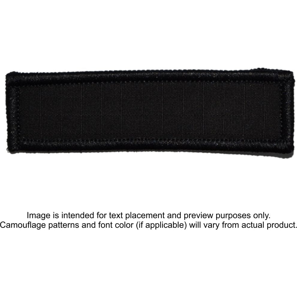 Tactical Gear Junkie Patches Black / Hook Fastener Custom Reflective Patch - 1x3
