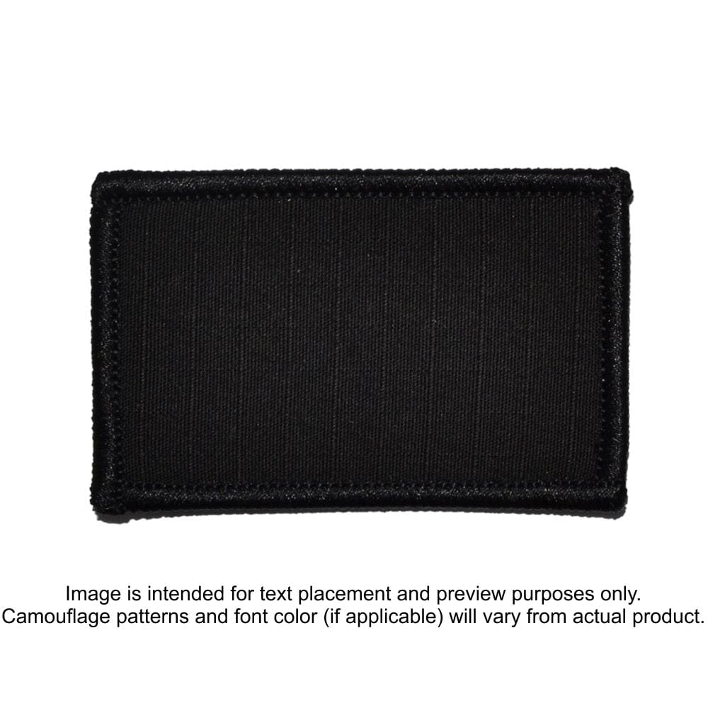Tactical Gear Junkie Patches Black / Hook Fastener Custom Reflective Patch - 2x4