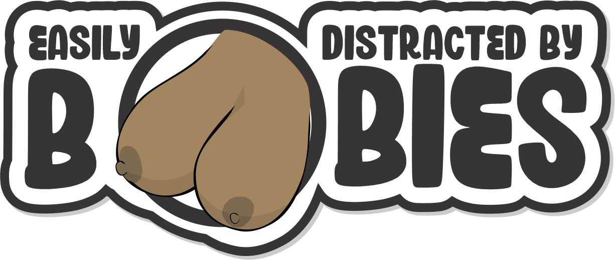Tactical Gear Junkie Stickers Chocolate Easily Distracted By Boobies - 4 inch Sticker