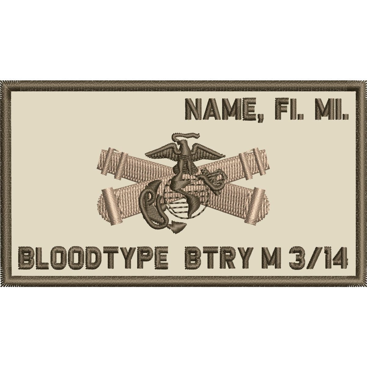 Other Random Stuff BTRY M 3/14 Marines Plate Carrier Patch