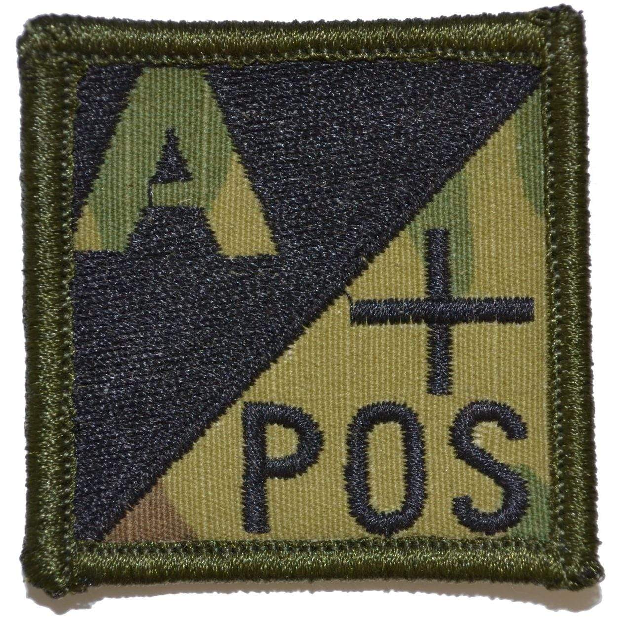 Tactical Gear Junkie Patches MultiCam Blood Type - Solid - 2x2 Patch