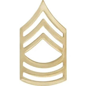 Other Rank MSG No-Shine Dress Metal Rank - Army