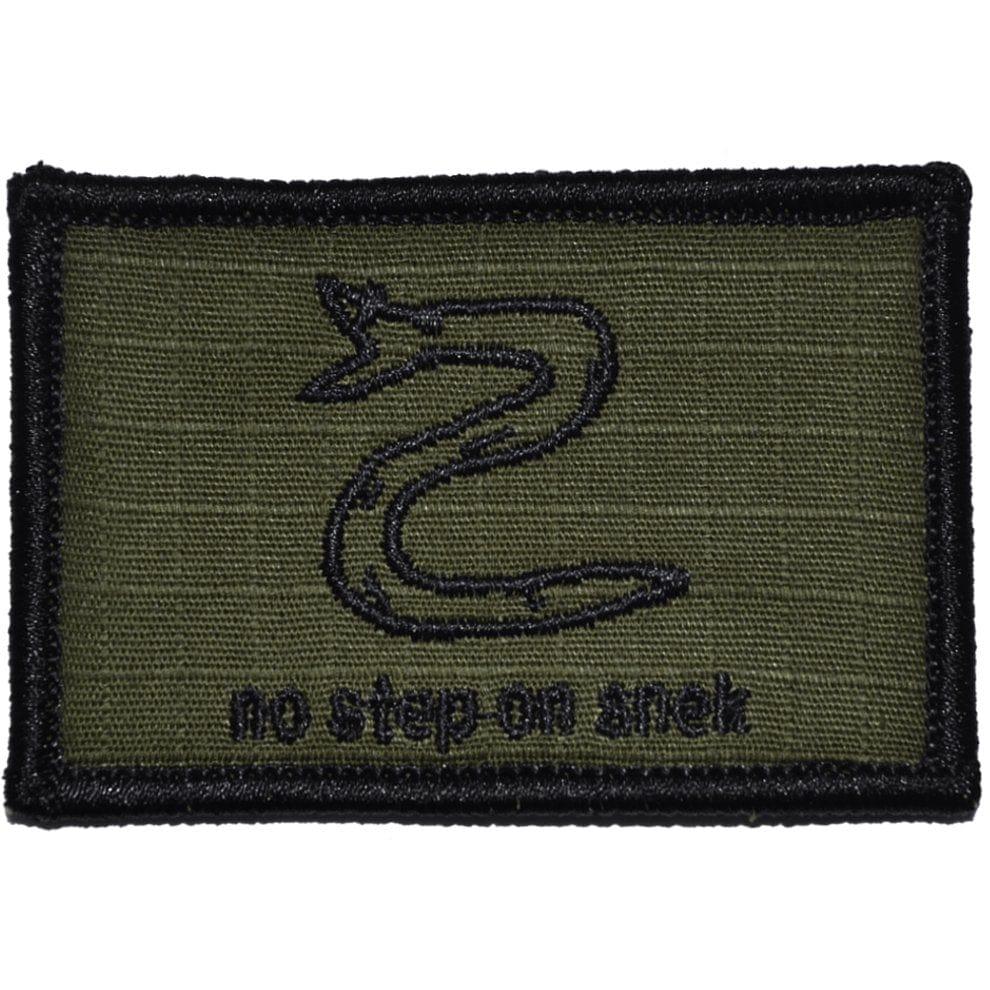 Tactical Gear Junkie Patches Olive Drab No Step On Snek - 2x3 Patch