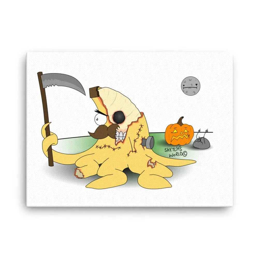 Tactical Gear Junkie 18″×24″ Sketch's World © Officially Licensed - Zombie Nanner Canvas Print